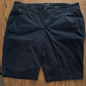 Jag Jeans Women's Dark Blue Bermudas